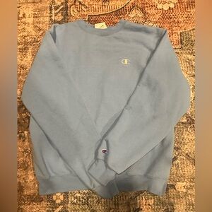Champion Light Blue Crewneck Sweatshirt